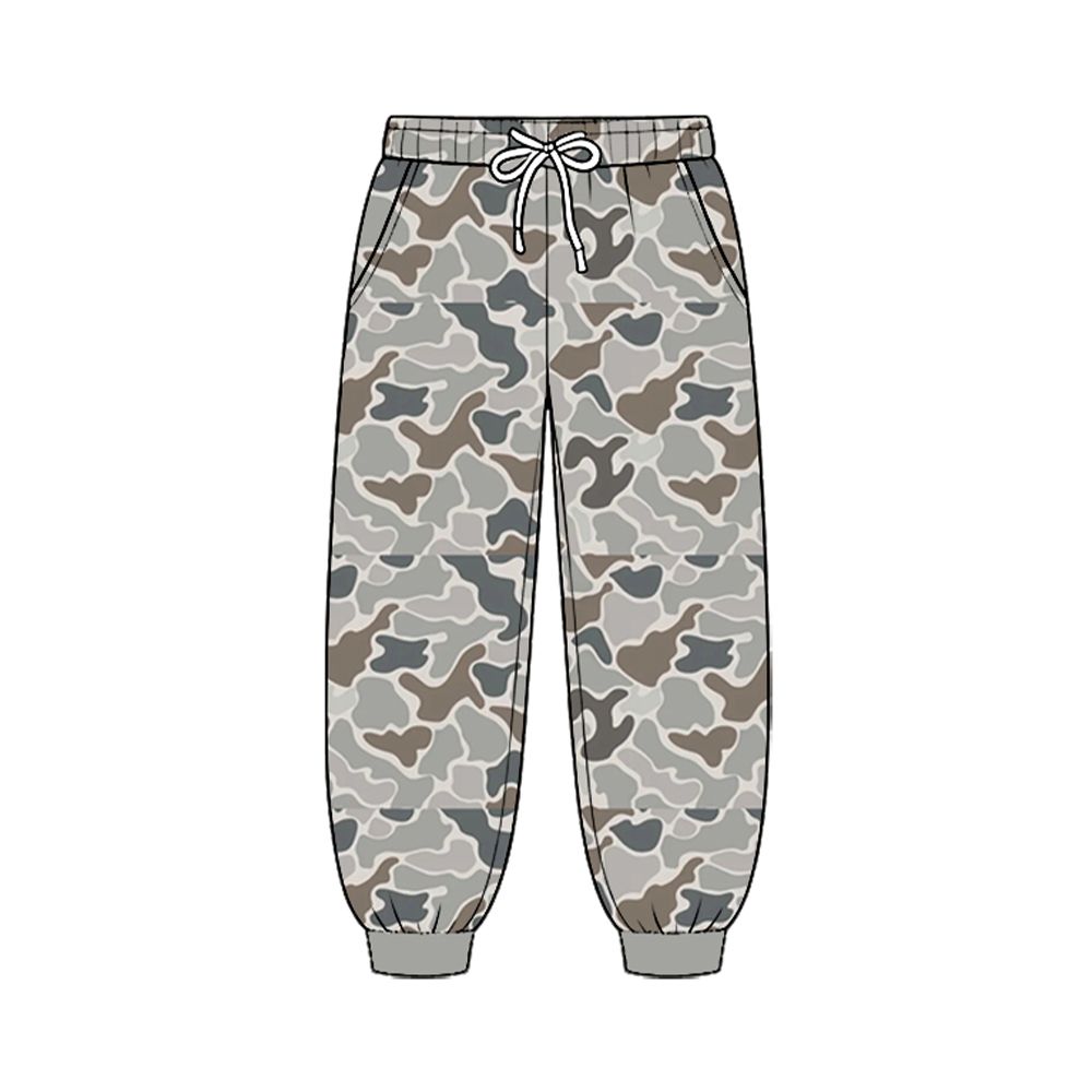 ( Moq 5 ) Baby Boys Kids Pockets Jogger Pants Bottoms Camo Clothes
