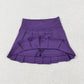 Baby Girl Toddler Yoga Active Shorts Skirt Skorts Purple Bottoms RTS
