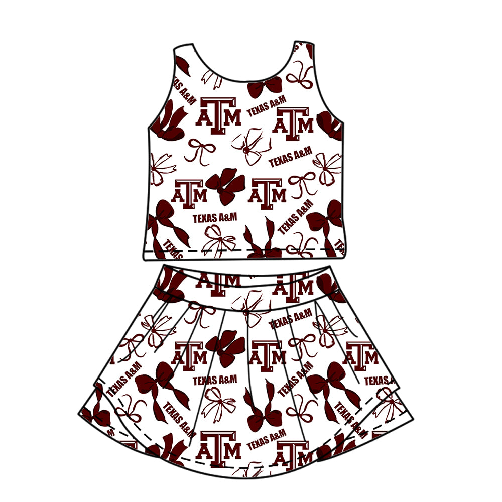 ( Moq 5 Each Style ) Baby Girls Toddler Bows Sibling Team Shorts Dresses Set Clothes