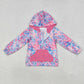 Baby Girl Long Sleeves Pink Seaweed Hoodie Shirt Tops