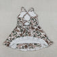 Baby Girls Kids Sleeveless Ducks Deer Dogs Yoga Active Knee Length Camo Dress RTS