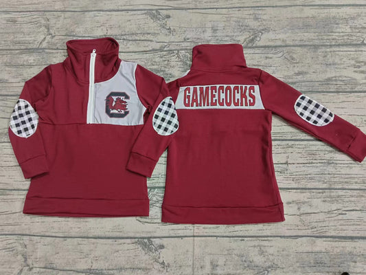 Baby Boy Long Sleeves Gamecocks Zipper Team Shirt