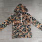 Baby Boys Kids Long Sleeves Brown Camo Pocket Hoodie Zipper Shirt Tops RTS
