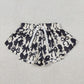 Baby Girls Kids Black Bows Yoga Active Ruffle Shorts Bottoms RTS