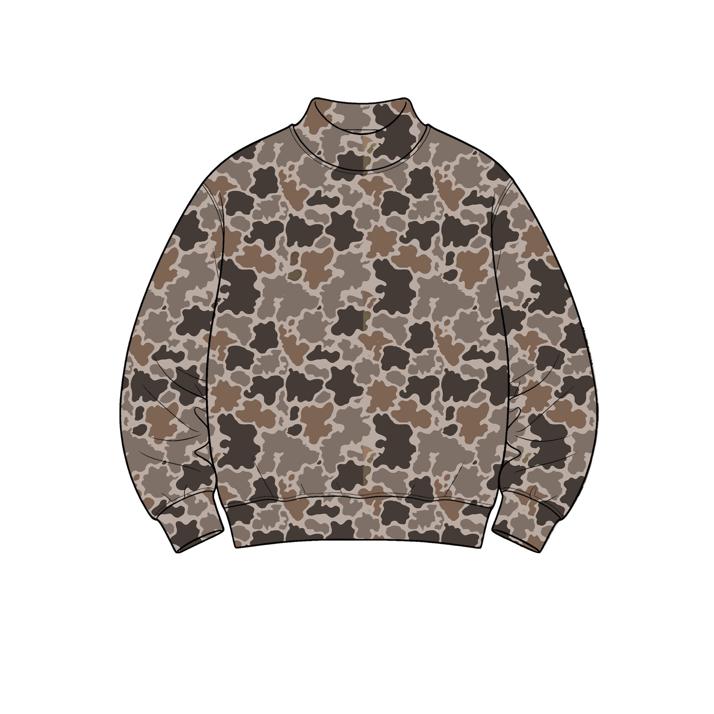 ( Moq 5 ) Preorder Adult Women Long Sleeves Shirt Tops Camo Pullover Yoga Active Clothes