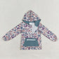 Baby Boy Grey Camo Pocket Hoodie Zipper Shirts Tops