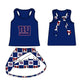 ( Moq 5 Each Style ) Baby Boys Girls Toddler Bows Team Sibling Shorts Dress Shirt Set Summer Clothes