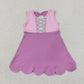 Baby Girl Pink Sleeveless Knee Length Princess Dress RTS