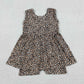 Baby Girl Infant Sleeveless Leopard Ruffle Zipper Romper Clothes RTS