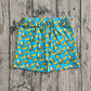 Baby Girl Toddler Bananas Blue Pockets Shorts Summer Bottom RTS