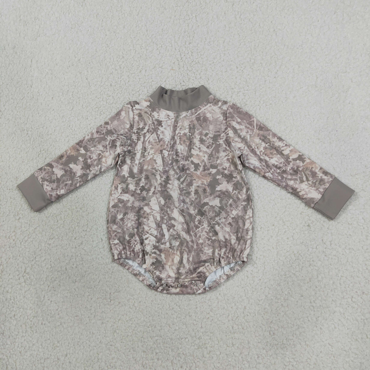 Baby Kids Infant Camo Long Sleeves Bubble Romper Yoga Active Clothes RTS