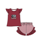 ( Moq 5 Each Style ) Baby Boys Girls Kids Elephant Stripes Team Sibling Rompers Sets
