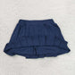 Baby Girls Kids Toddler Navy Cotton Skirt Shorts Skort Clothes