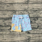 Baby Boy Plaid Blue Team Pockets Shorts Bottoms RTS