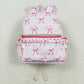 Baby Girl Pink Bows Ruffle Backpack Bags