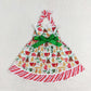 Baby Girl Christmas Gingerbread Belt Halter Dress