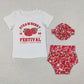 Promotion Baby Girl Kids Short Sleeves Strawberry Bummie Summer Outfit