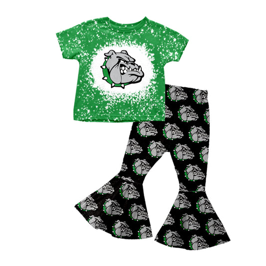 Baby Girl Asheville Team Green Shirt Pants Set