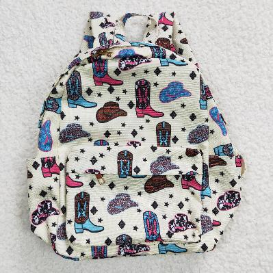 Baby Boy Girl Kids Western Sibling Backpack Bags