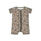 ( Moq 5 ) Preorder Baby Boys Infant Rabbits Carrots Camo Easter Zipper Romper Clothes