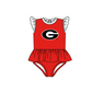 ( Moq 5 Each Style ) Baby Boys Girls Kids Team Sibling Red Jumpsuits Sets Swimsuits