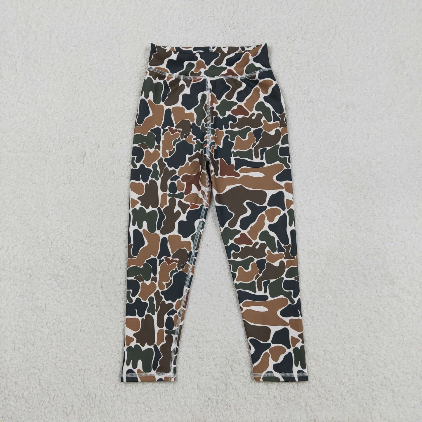 Baby Girls Kids Brown Camo Yoga Active Wear Legging Pants RTS