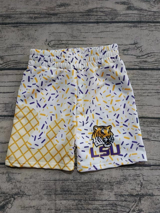 Baby Boy Adult Men Tiger Team Family Shorts Bottoms ( Moq 5 )