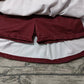 Baby Girl Sleeveless Wine Red Tops Team Shorts Skirt Outfit Clothes Set