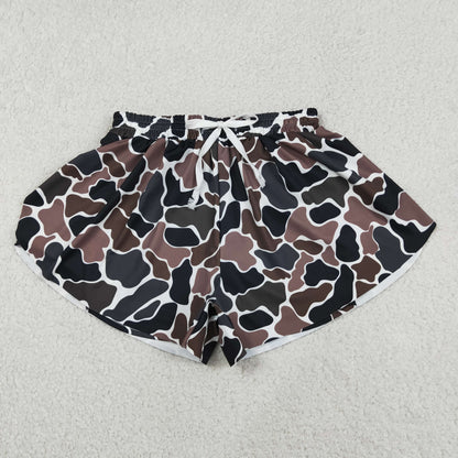 Sibling Family Kids Girls Adult Women Camo Yoga Southern Shorts Bottoms RTS