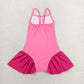 Baby Girls Kids Straps Pink Yoga Active Ruffle Dress RTS