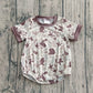 Baby Boy Short Sleeves Ducks Camo Bubble Romper RTS