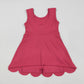 Baby Girl Hot Pink Sleeveless Yoga Active Knee Length Dress RTS