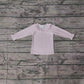 Baby Girl Long Sleeves Pink Plaid Tee Shirt