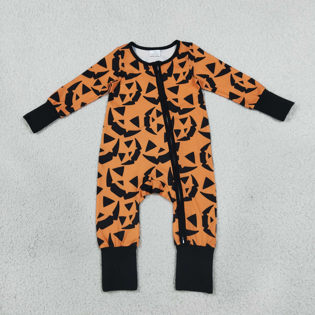 Baby Boys Infant Long Sleeves Halloween Zipper Footie Sleeper Romper Clothes RTS
