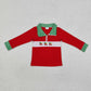 Sibling Boys Kids Long Sleeves Embroidery Trucks Shirt Tops RTS