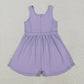 Baby Girl Sleeveless Purple Yoga Active Jumpsuit RTS