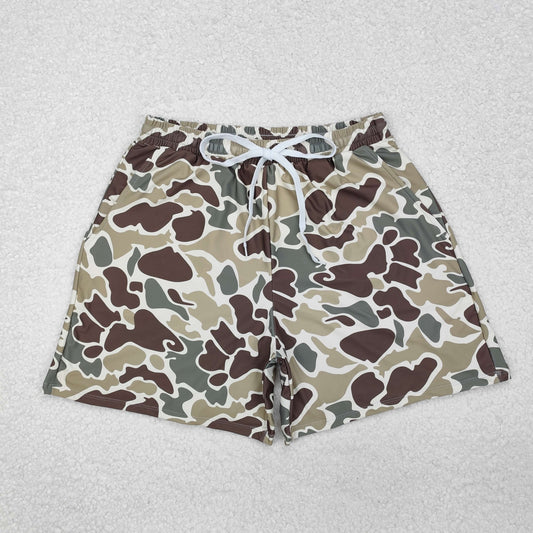 Adult Men Camo Swim Trunks Shorts