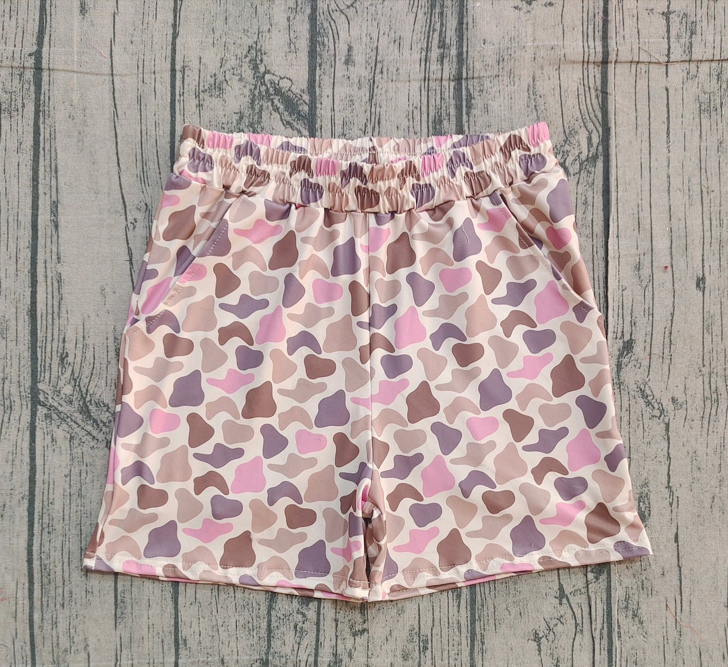 Adult Women Camo Pockets Shorts Southern Bottom RTS
