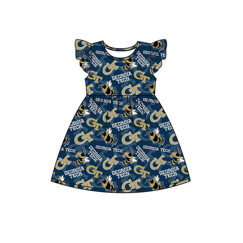 ( Moq 5 each style ) Baby Girl Toddler GT Team Sibling Dress Set