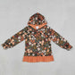 Baby Girls Kids Long Sleeves Flower Hoodie Ruffle Shirt Fall Tops Clothes RTS