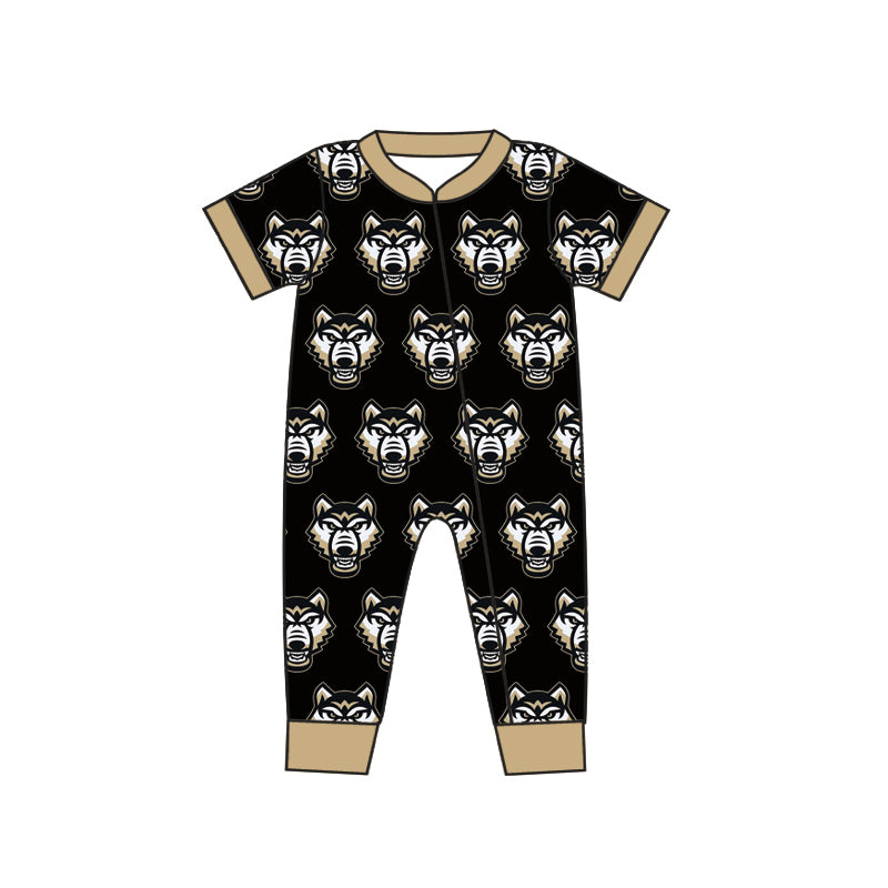 Baby Boy Fayetteville Team Long Sleeves Zipper Romper