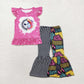 Baby Girl Halloween Purple Tops Bell Pants Clothes Set