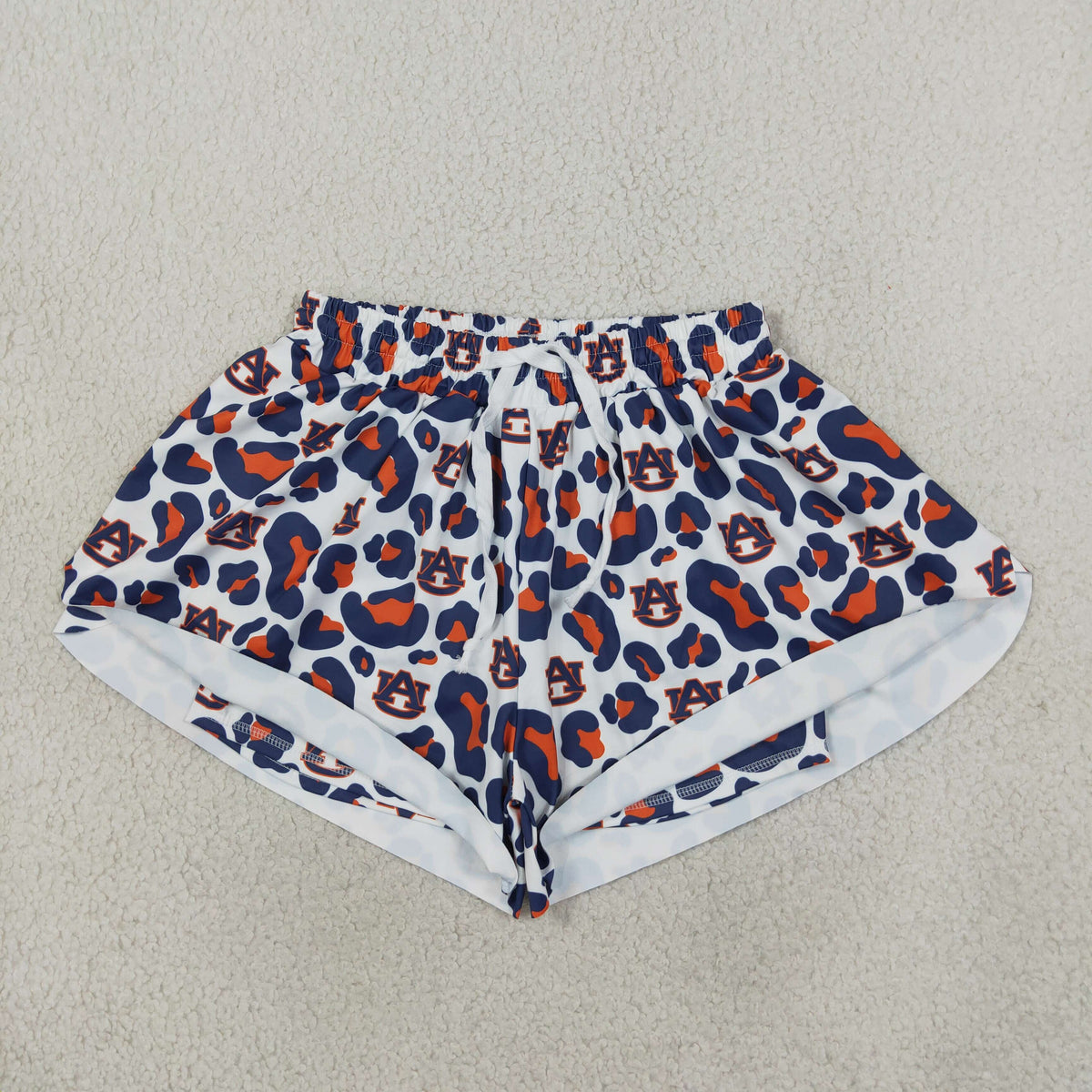 Adult Women Leopard Team Yoga Active Ruffle Shorts Bottom RTS