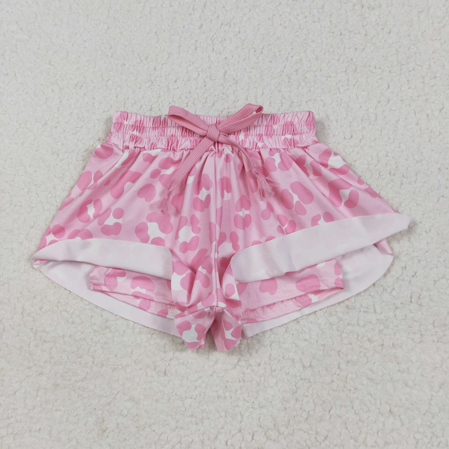 Baby Girl Summer Pink Leopard Shorts Bottoms RTS