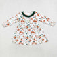 Baby Girl Long Sleeves Flower Fall Knee Length Dress