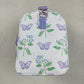 Baby Girl Kids Adult Flower Bows Butterfly Purple Ruffle Travel Package Gym Bags RTS