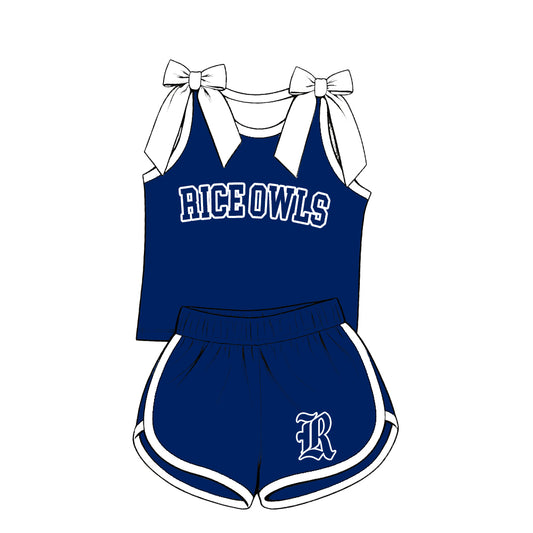 ( Moq 5 ) Sibling Baby Girls Kids Sleeveless Bows Shirt Shorts Team Set Clothes