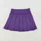 Baby Girl Toddler Yoga Active Shorts Skirt Skorts Purple Bottoms RTS