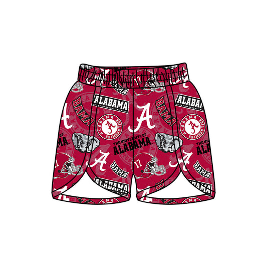 Adult Women Elephant Waist Team Red Shorts ( Moq 5 )