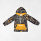 Baby Boy Long Sleeves Camo Pocket Hoodie Zipper Shirt Tops